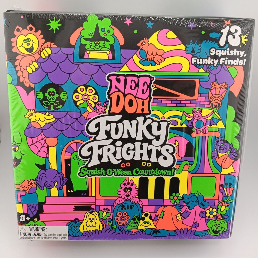 Nee Doh Funky Frights 13 Squish-O-Ween Countdown Advent Calendar